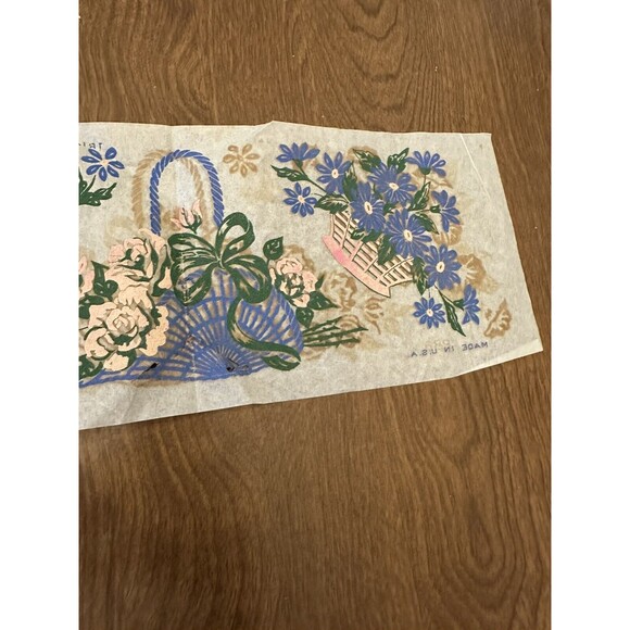 Laura Wheeler Transfer Pattern Needlecraft Floral Bouquet 29.5" Vintage 1954 - Picture 5 of 11